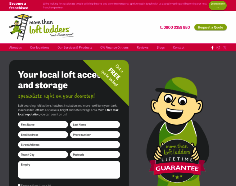 Morethanloftladders.co.uk thumbnail