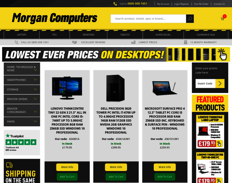 Morgancomputers.co.uk thumbnail