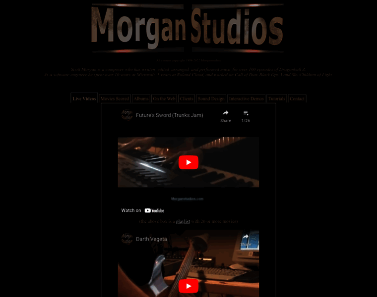Morganstudios.com thumbnail
