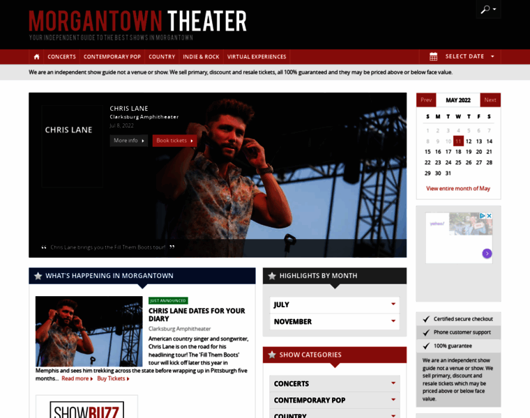Morgantown-theater.com thumbnail