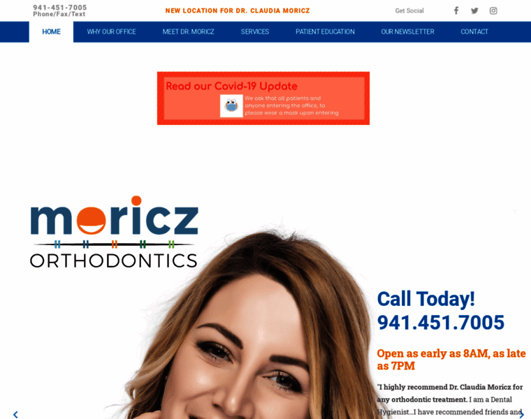 Moriczorthodontics.com thumbnail