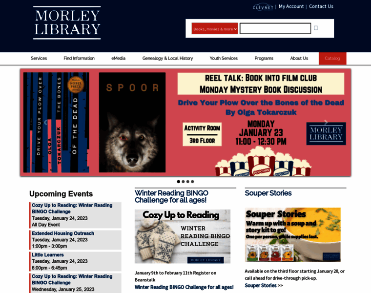 Morleylibrary.org thumbnail