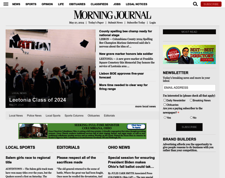 Morningjournalnews.com thumbnail