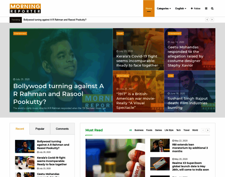 Morningreporter.in thumbnail