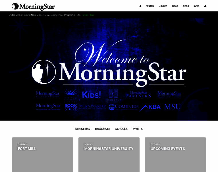 Morningstarministries.org thumbnail