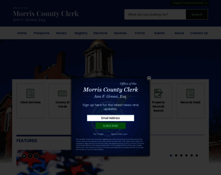 Morriscountyclerk.org thumbnail Morriscountyclerk.org thumbnail