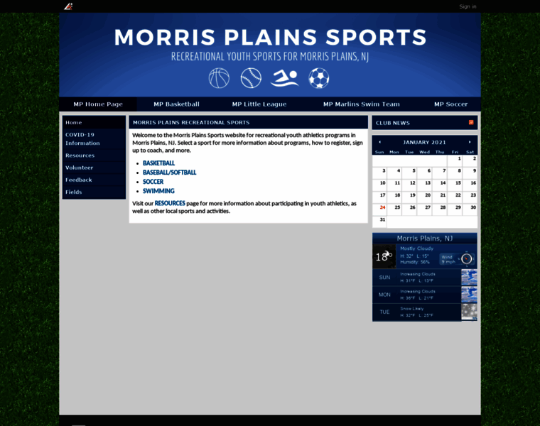 Morrisplainssports.com thumbnail