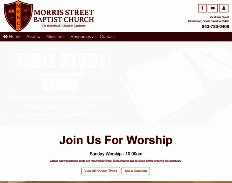 Morrisstreetbaptist.org thumbnail