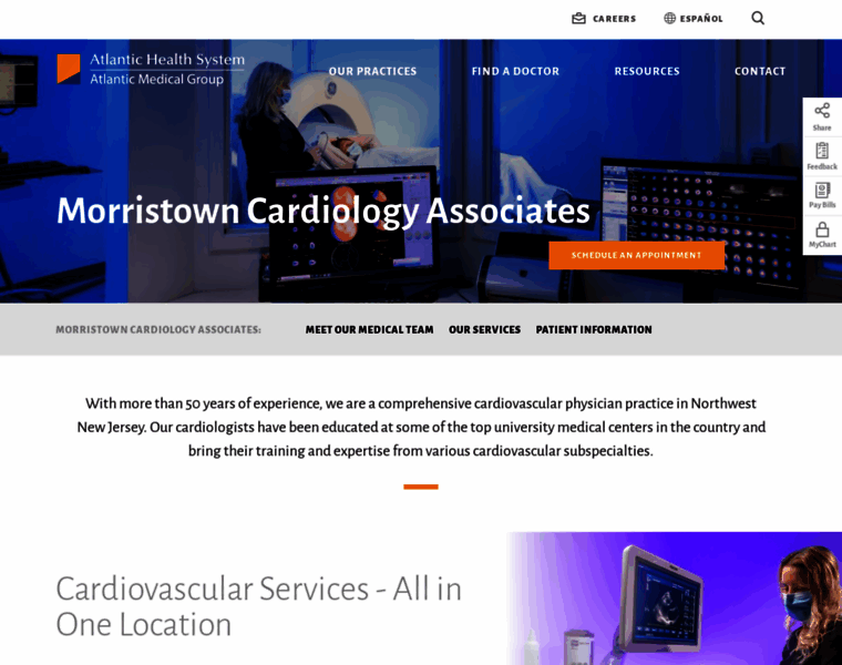 Morristowncardiology.com thumbnail