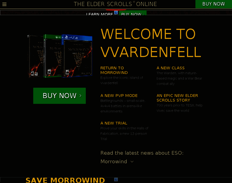 Morrowind.com thumbnail