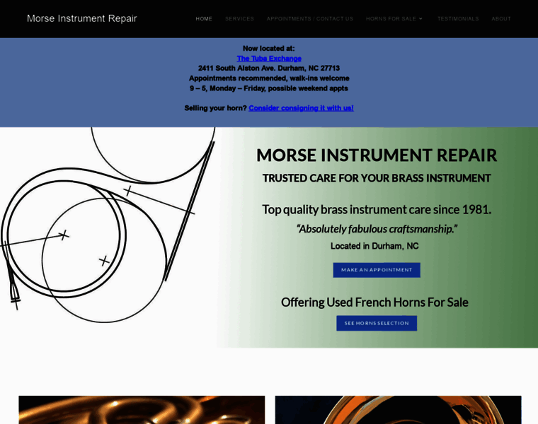 Morseinstrumentrepair.com thumbnail
