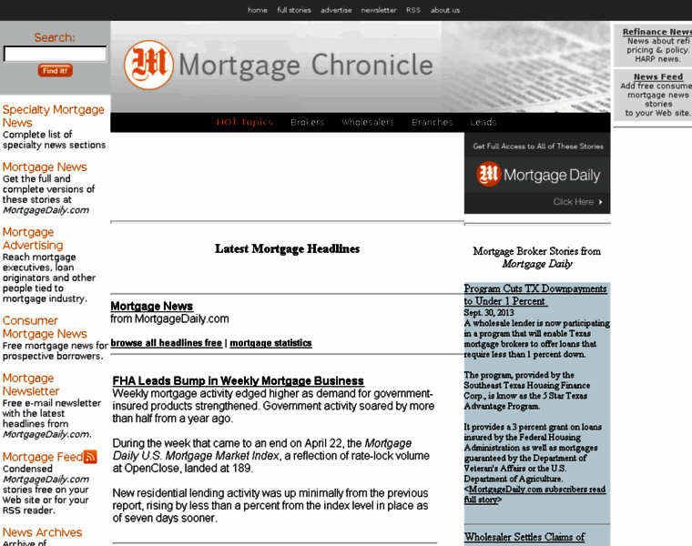 Mortgagechronicle.com thumbnail