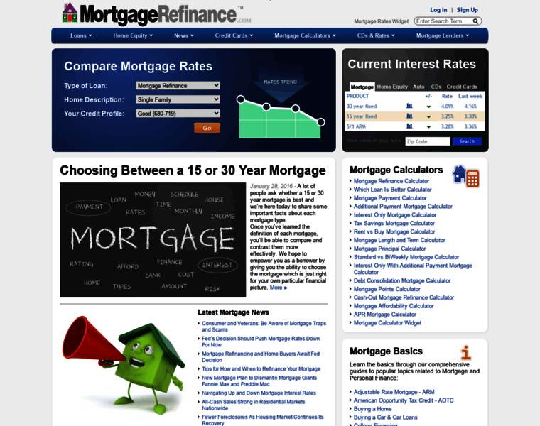 Mortgagerefinance.com thumbnail