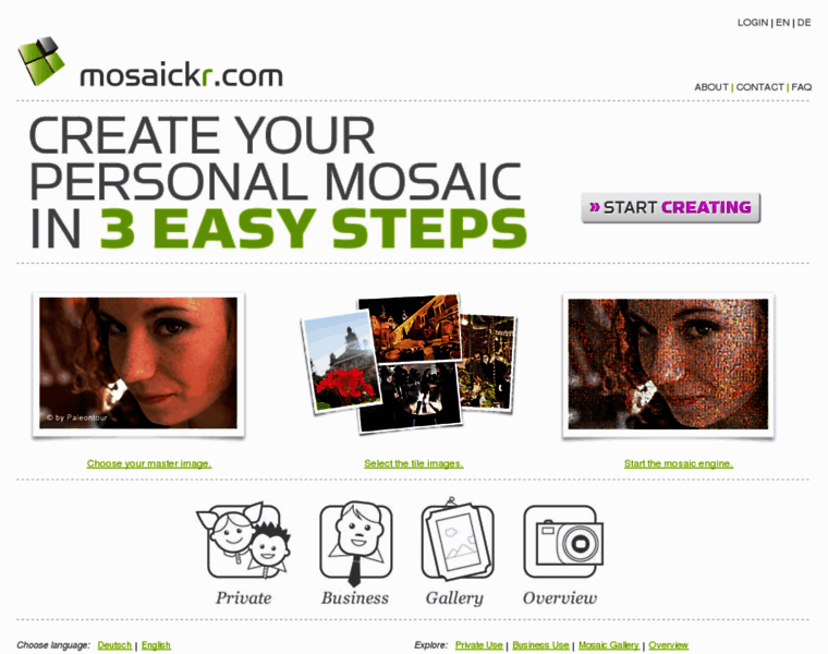 Mosaickr.com thumbnail