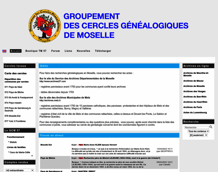 Moselle-genealogie.net thumbnail