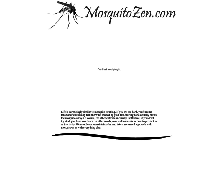 Mosquitozen.com thumbnail