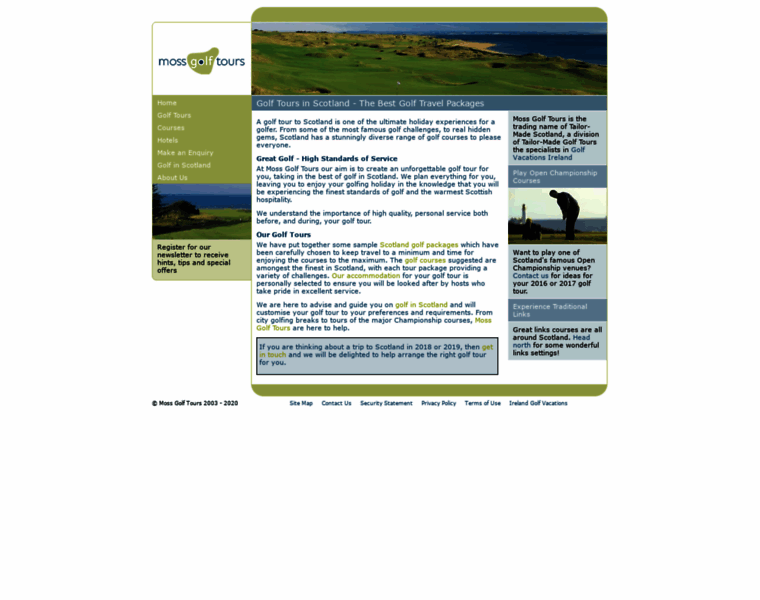 Moss-golf-tours.com thumbnail