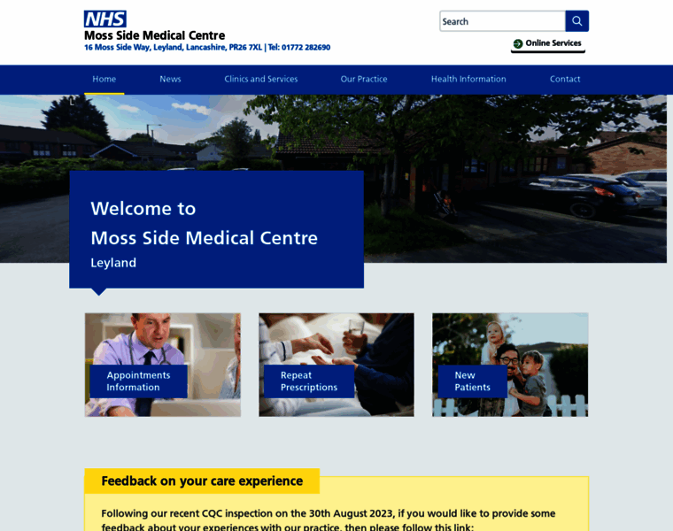Mosssidemedicalcentre.co.uk thumbnail