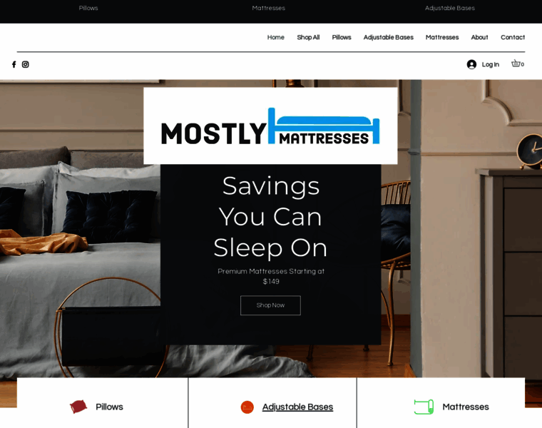 Mostlymattresses.com thumbnail