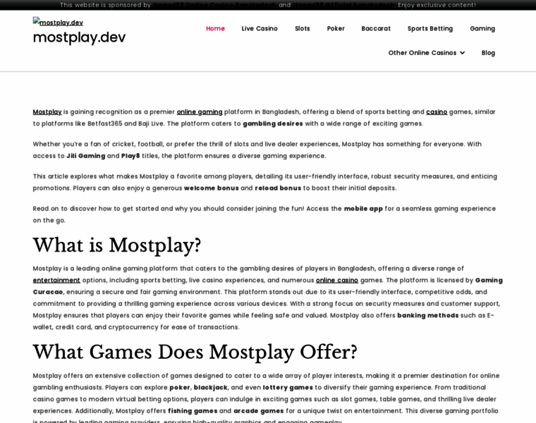 Mostplay.dev thumbnail