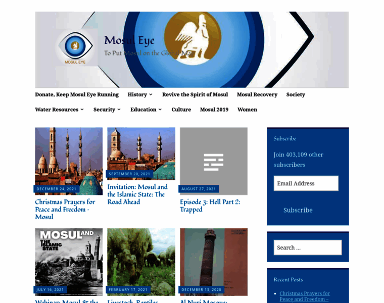 Mosul-eye.org thumbnail