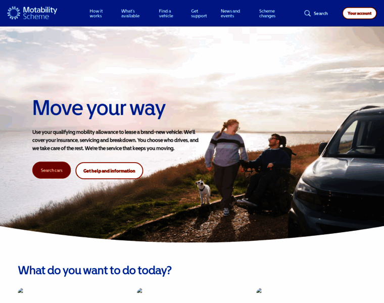 motability.co.uk at WI. Home | Motability Scheme