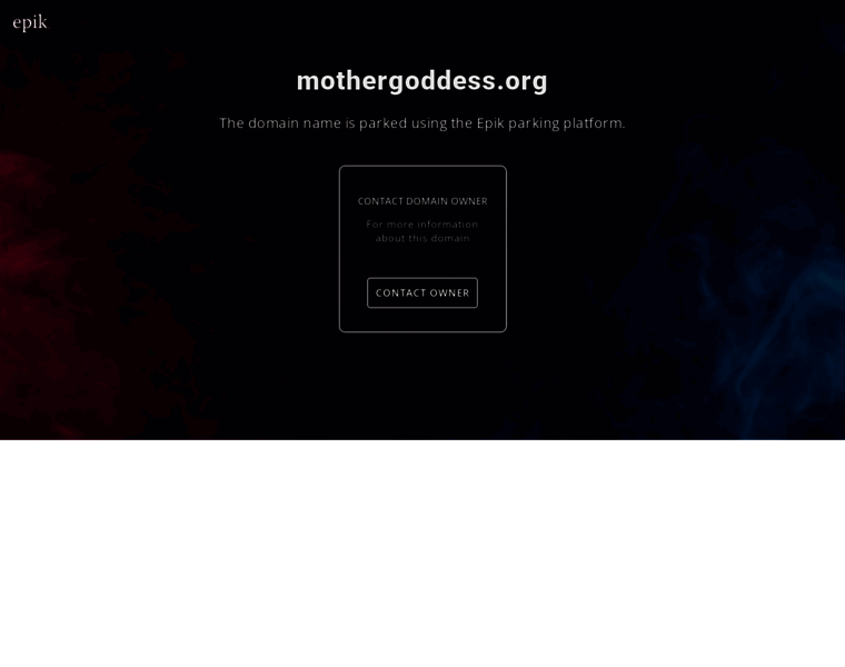 Mothergoddess.org thumbnail