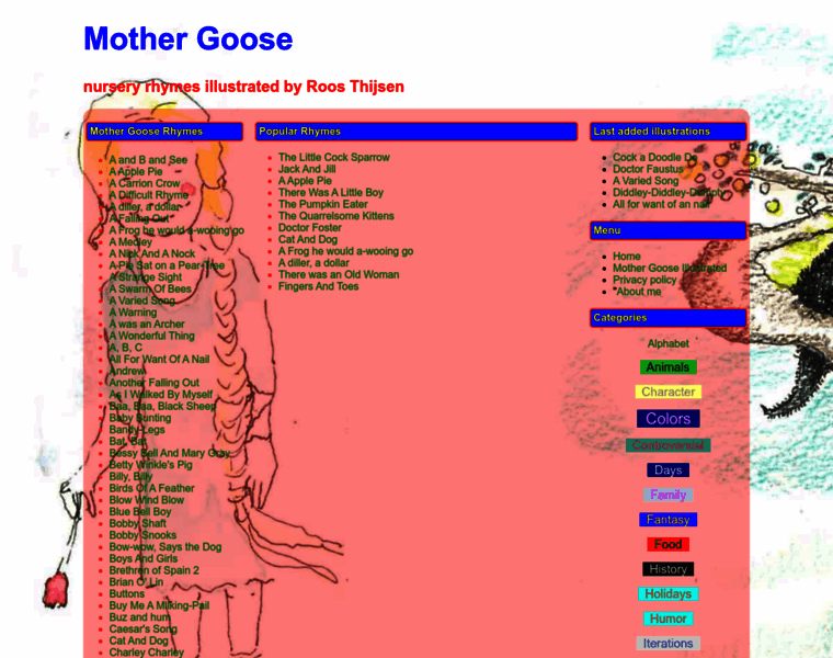 Mothergoose-illustrated.com thumbnail