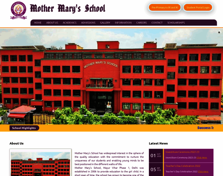 Mothermarys.school thumbnail