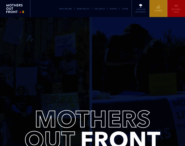 Mothersoutfront.org thumbnail