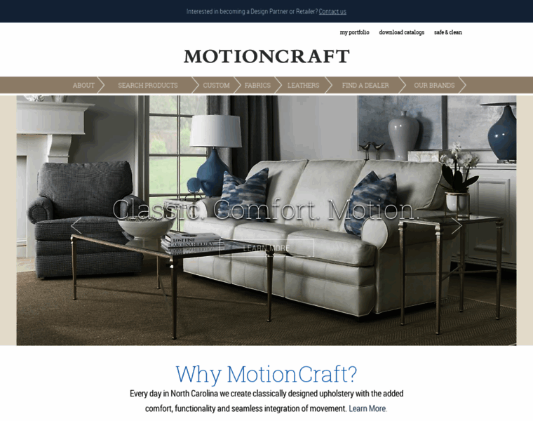 Motioncraft-furniture.com thumbnail
