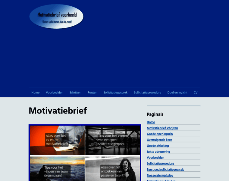 Motivatiebriefvoorbeeld.nl thumbnail
