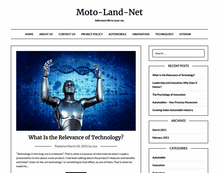 Moto-land-net.com thumbnail