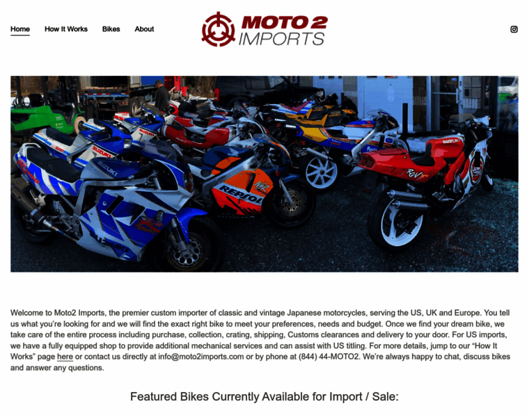 Moto2imports.com thumbnail