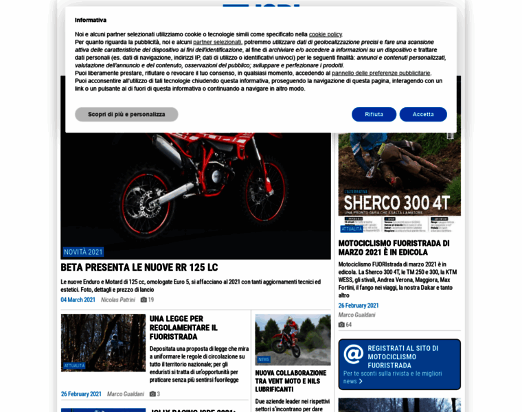 Motociclismofuoristrada.it thumbnail