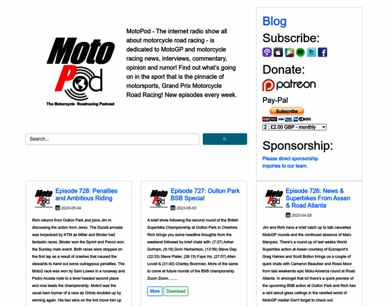 Motopodcast.com thumbnail