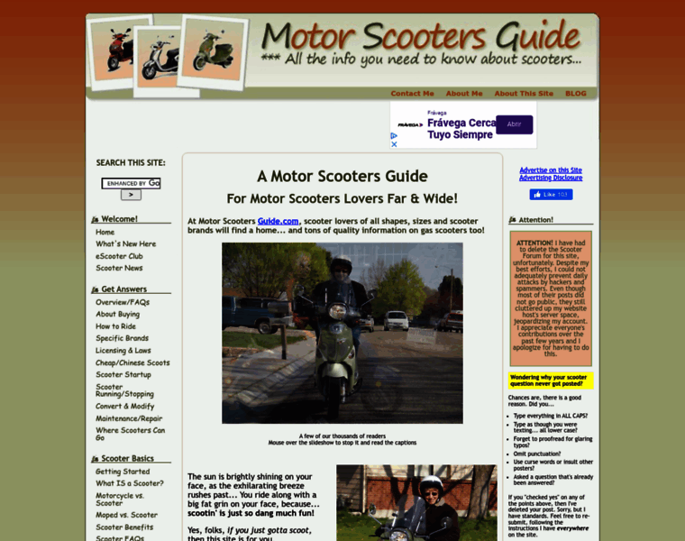 Motor-scooters-guide.com thumbnail