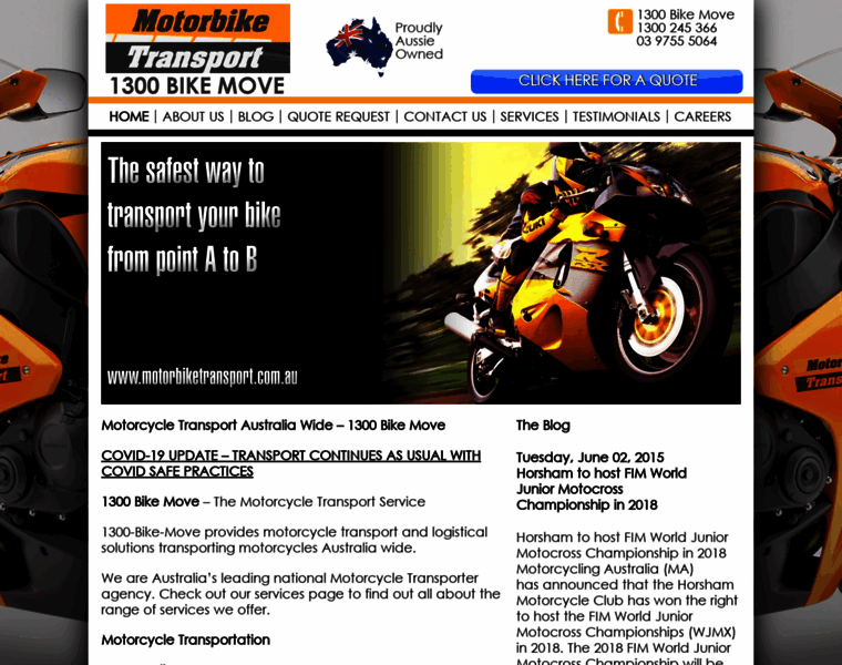 Motorbiketransport.com.au thumbnail