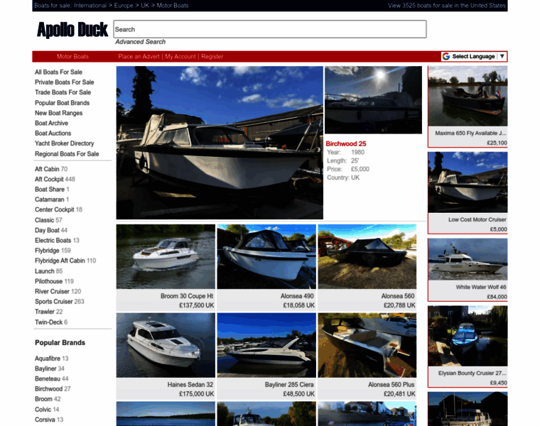 Motorboats.apolloduck.co.uk thumbnail