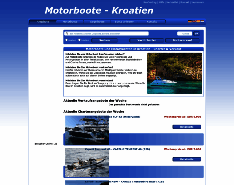 Motorboote-kroatien.de thumbnail
