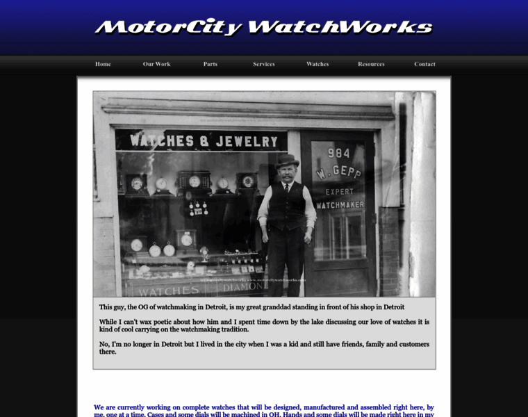 Motorcitywatchworks.com thumbnail