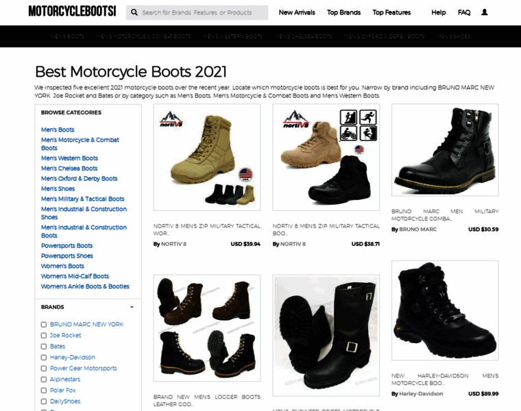 Motorcyclebootsi.com thumbnail