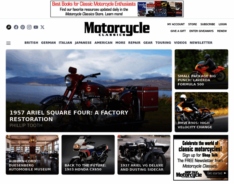Motorcycleclassics.com thumbnail