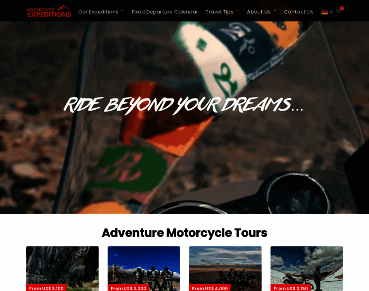 Motorcycleexpeditions.com thumbnail