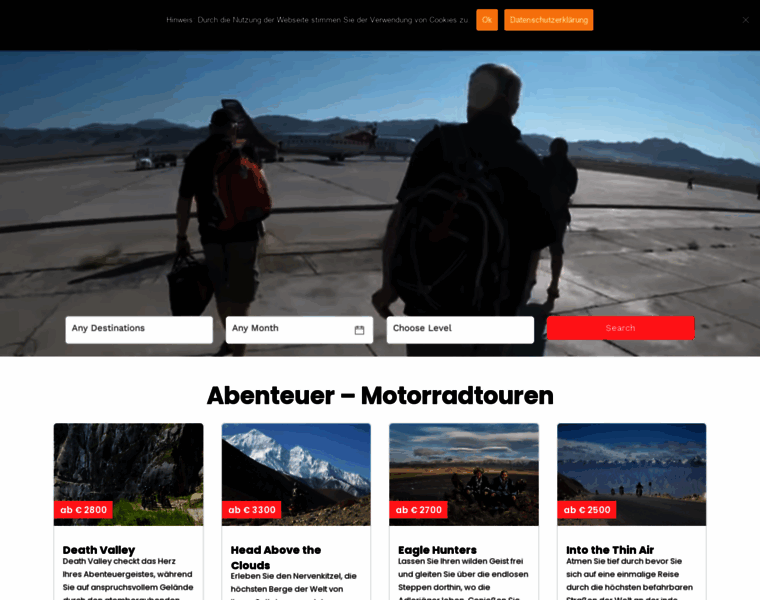 Motorcycleexpeditions.de thumbnail