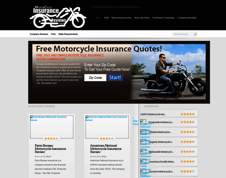 Motorcycleinsurancereviews.net thumbnail