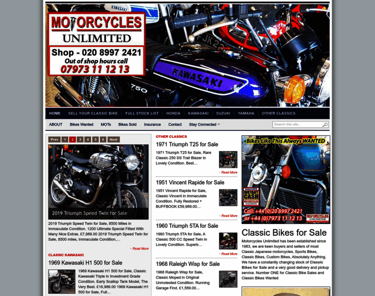 Motorcyclesunlimited.co.uk thumbnail