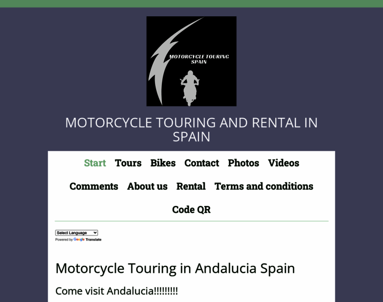 Motorcycletouringspain.net thumbnail