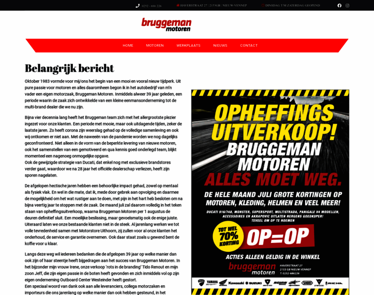 Motorkleding-bruggeman.nl thumbnail