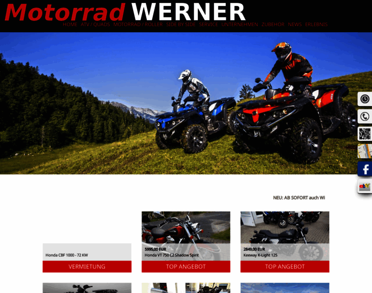 Motorrad-werner.com thumbnail
